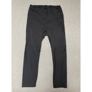 Athleta Women's Small Black Capri Crop Leggings Compression yoga running gym